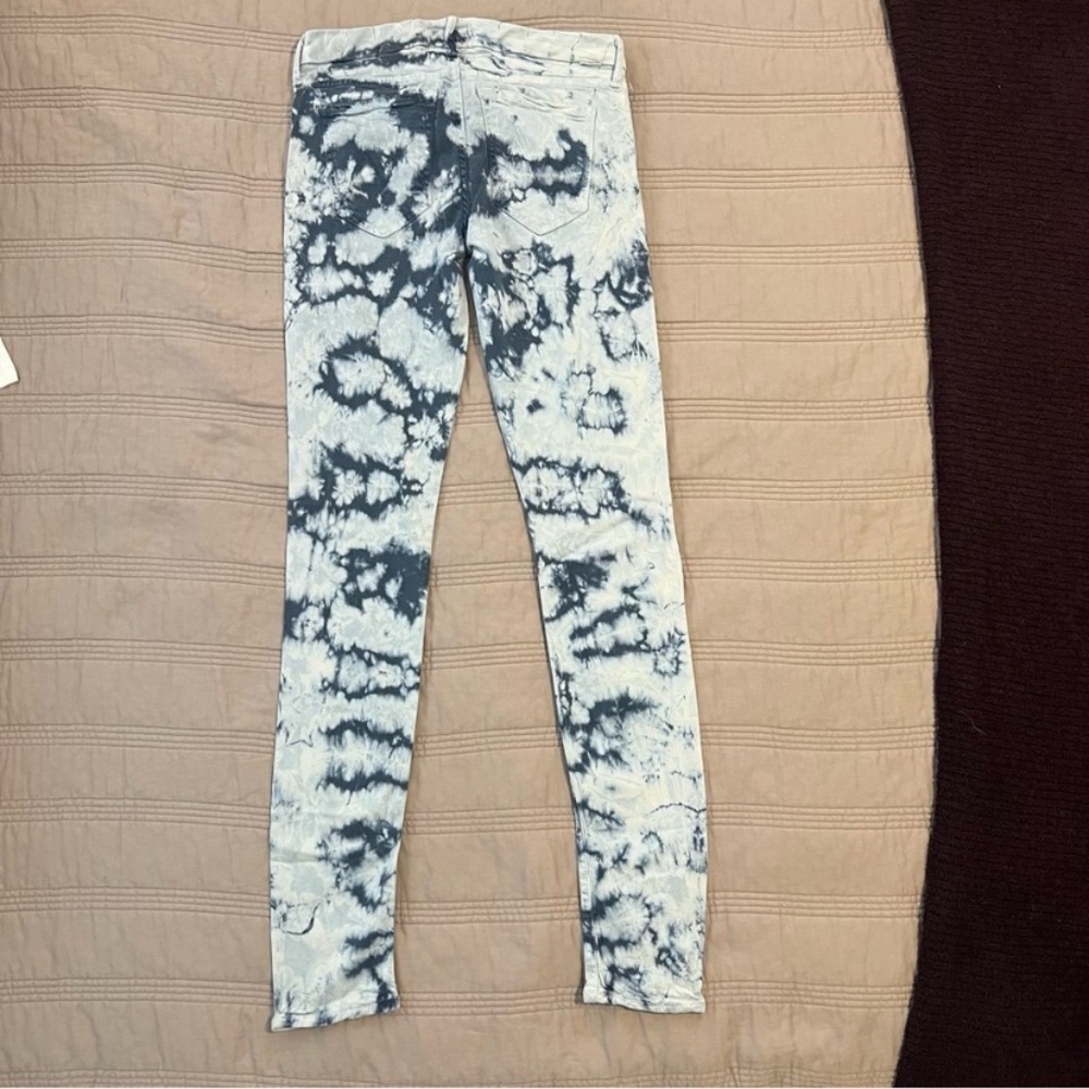 MOTHER The Looker tie-dye Skinny Jean in Ice Breaker Size 26 Luxury Boho Spring - Picture 9 of 9